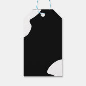 Moderne Elegance Pink Floral String Licht vielen D Geschenkanhänger (Rückseite)