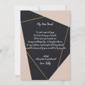 Moderne Elegance Pink Floral wird meine Brautjungf Einladung (Vorderseite)