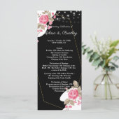 Moderne Elegance Rosa Blumenzange Programm (Stehend Vorderseite)