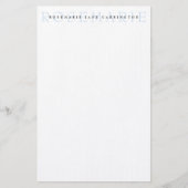 Moderne Elegant Baby Blue Personalisiert Stationer Briefpapier (Vorderseite)