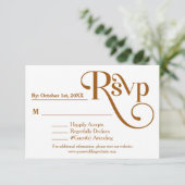 Moderne Elegant "Be our Guest" Einladung zur Hochz (Stehend Vorderseite)