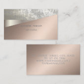 Moderne Elegant Beruflich, geometrisch, Abstrakt Visitenkarte (Vorne/Hinten)