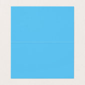 Moderne Elegant, einfach, Blue Manager Visitenkarten (Innenseite Aufgefaltet)