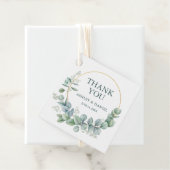 Moderne Elegant Eucalyptus Gold Vielen Dank für Ih Geschenkanhänger (Beispiel)