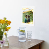 Moderne Elegant Foto Mr & Mrs. Couple Portrait hin Foliendrucke (Ablage(Küche))