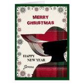 Moderne Elegant frohe Weihnachten (Vorne)