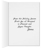 Moderne Elegant frohe Weihnachten (Innen (Rechts))