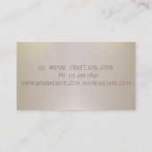 Moderne Elegant, gestreift, goldene Konfetti, Gold Visitenkarte (Rückseite)