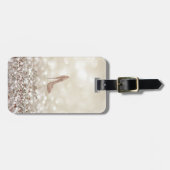 Moderne Elegant Girly, Glittery, Heel Gepäckanhänger (Vorderseite horizontal)