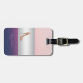 Moderne Elegant Girly, Heel Gepäckanhänger (Vorderseite horizontal)