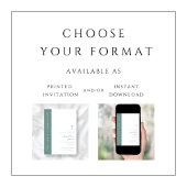 Moderne Elegant Green Cross Boy Erste Kommune Einladung