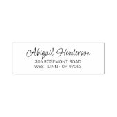 Moderne Elegant Handwriting 10a | RÜCKSENDEADRESSE Permastempel (Design)
