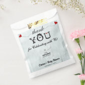 Moderne Elegant Kleine Gentleman Babydusche Niedli Geschenktütchen (Versiegelt)