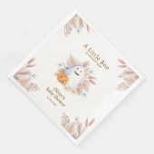 Moderne Elegant Little Boo Boho Ghost Baby Dusche Serviette (Ecke)