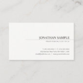 Moderne Elegant Minimalistisch Beruflich Schlicht Visitenkarte (Vorderseite)