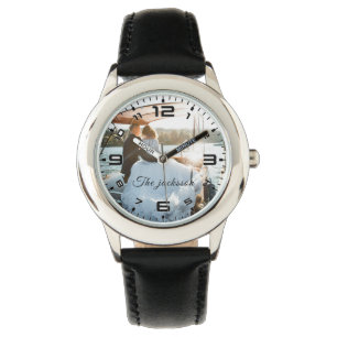 Moderne Elegant New Wed Wedding Foto Jahrestag Armbanduhr