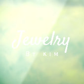 Moderne Elegant Personal Brand Juwelen Fensteraufkleber (Blatt 3)