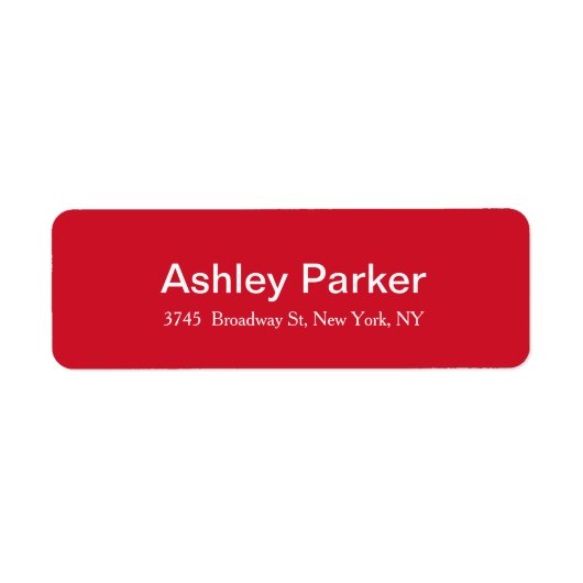 Moderne Elegant Red White stilvoll trendy (Vorne)