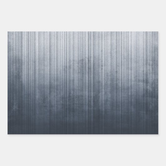 Moderne Elegant rustikal Abstrakt gestreift Geschenkpapier Set (Vorderseite 3)