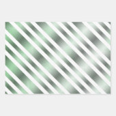 Moderne Elegant rustikal Abstrakt gestreift Geschenkpapier Set (Vorderseite 2)