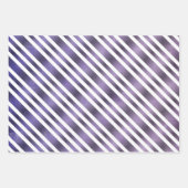 Moderne Elegant rustikal Abstrakt gestreift Geschenkpapier Set (Vorderseite)