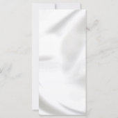 Moderne Elegant Schwarz und Weiß Willkommen und Da (Rückseite)