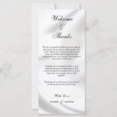 Moderne Elegant Schwarz und Weiß Willkommen und Da (Vorderseite)