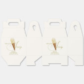 Moderne Elegant Scoop Ice Cream Baby Dusche Geschenkschachtel (Ungeklappt)