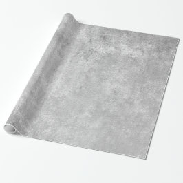 Moderne Elegant Shiny Metallic Silver Gray Texture Geschenkpapier