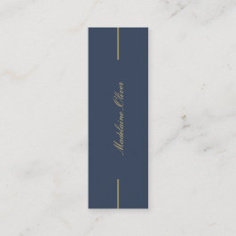 Moderne Elegant Solicitor Beruflich Mini Visitenkarte