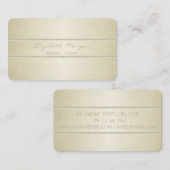 Moderne Elegant Stilvoll Einfach,Perlen Visitenkarte (Vorne/Hinten)