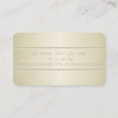 Moderne Elegant Stilvoll Einfach,Perlen Visitenkarte (Rückseite)