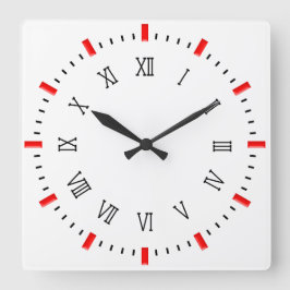 Moderne elegante 10,75" quadratische Acrylmauer-Uh Wanduhr