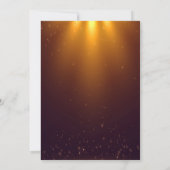 Moderne, elegante 16 Einladung (Rückseite)