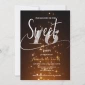 Moderne, elegante 16 Einladung (Vorderseite)