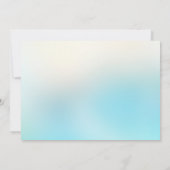 Moderne, elegante 16 . Geburtstag Geburtstagsparty Einladung (Rückseite)