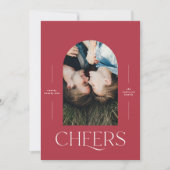 Moderne, elegante 1-Foto-Typografie (Vorderseite)