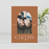 Moderne, elegante 1-Foto-Typografie - Rostaufrei (Stehend Vorderseite)