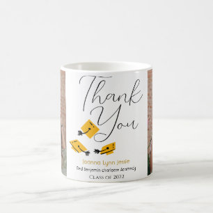 Moderne elegante Abschluss-Goldkappe dank Script Kaffeetasse
