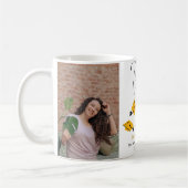 Moderne elegante Abschluss-Goldkappe dank Script Kaffeetasse (Links)