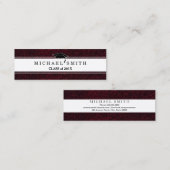 Moderne Elegante Abschluss Name Card Telefonnummerkarte (Vorne/Hinten)