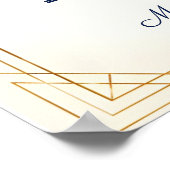 Moderne elegante Abschlusskarten-Vorlage 2026 Poster (Ecke)