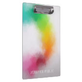 Moderne elegante Abstrakte Kunstvorlage Klemmbrett (Rechts)