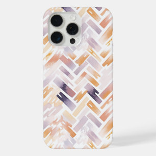Moderne Elegante Abstrakte Wasserfarbe Geometrisch iPhone 15 Pro Max Hülle