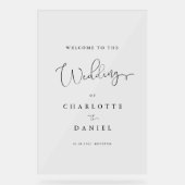 Moderne, elegante, acrylschild (Vorderseite)