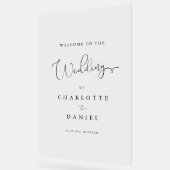 Moderne, elegante, acrylschild (Winkel)