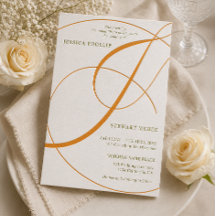 Moderne elegante Ampersand-Schrift Hochzeit