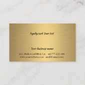 Moderne, elegante Ananas Treuekarte (Rückseite)