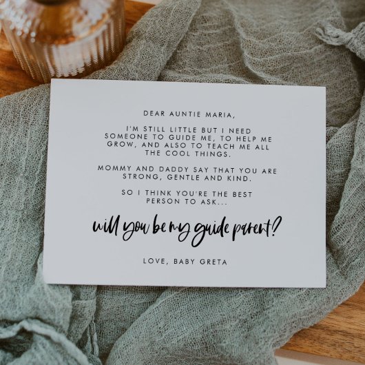 Moderne, elegante Angebotstext-Karte für den Führe Einladung