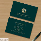 Moderne elegante Anwesen Business Cards Visitenkarte